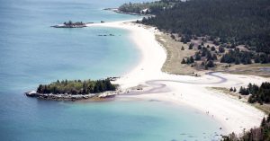 Aerial view of Carters Beach